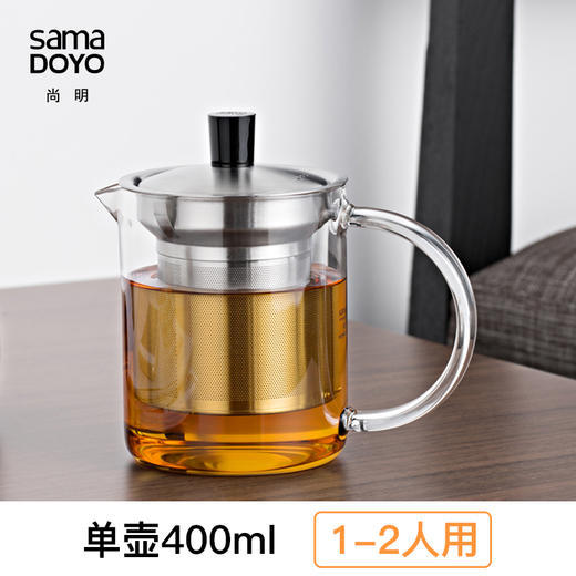  尚明 S040S042S043S045S046 玻璃茶壶耐高温泡茶壶单壶 商品图1