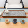  石至茗归 岩居一火山岩重竹干泡湿泡两用石茶台现代时尚简约大气石头茶盘 商品缩略图1