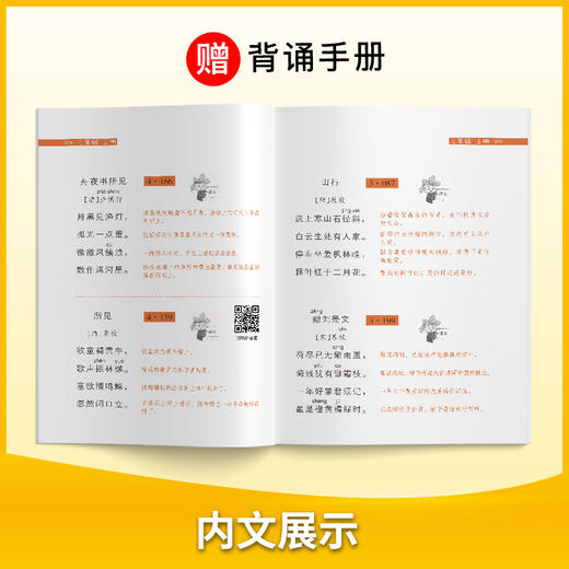 【适合5岁+】《哈哈学古诗》全4册  赠背诵手册  拒绝死记硬背，解锁诗词学习新方法，带你发现藏在诗词里的奇妙世界涵盖小学生语文课标，必备古诗词75+80首，300+诗词名句 商品图5