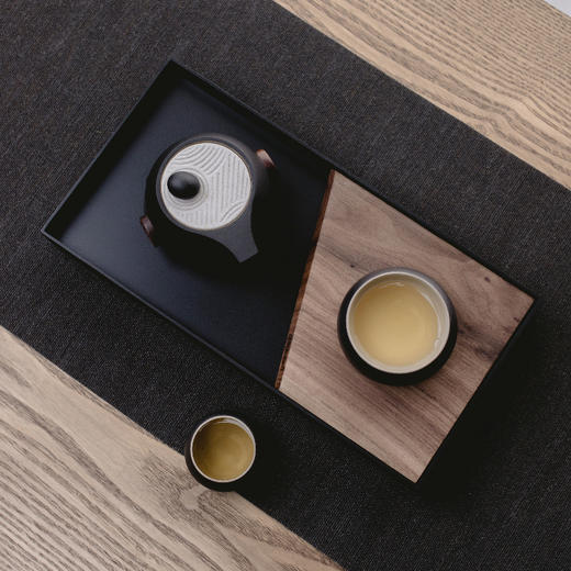 不觉堂 榈间茶盘 小茶盘简约创意家用小型日式简易户外小号旅行一人两人用 商品图3