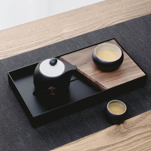  不觉堂 榈间茶盘 小茶盘简约创意家用小型日式简易户外小号旅行一人两人用 商品图2