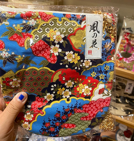 HUJI祤集竖版链条包风の花日式花朵