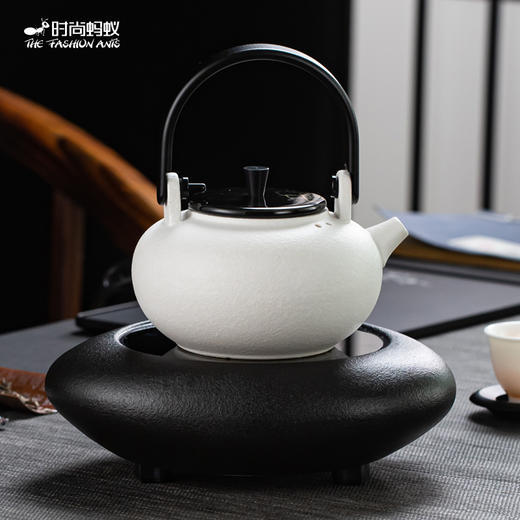  时尚蚂蚁 雨花石电陶炉 家用煮茶器煮茶炉陶瓷光波炉茶道电磁炉不挑壶 商品图1