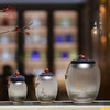  仿古钟式茶叶罐心缘堂琉璃茶叶罐手工玻璃茶仓小号大号便携旅行装礼盒企业定制 商品缩略图3