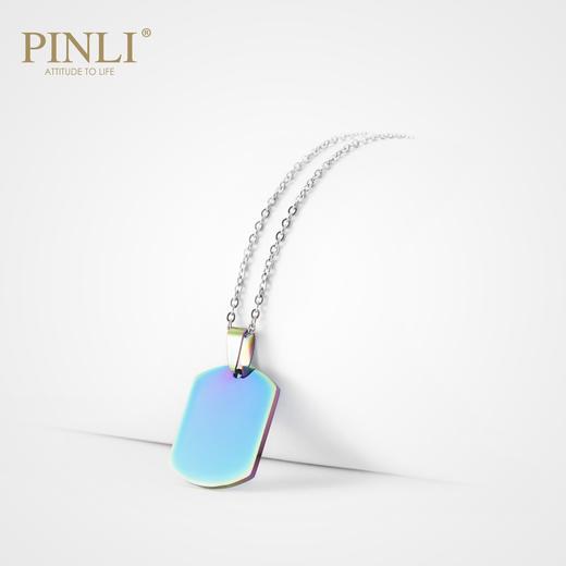 PINLI品立秋季男士配饰潮流嘻哈吊坠项链饰品首饰D203128874 商品图5