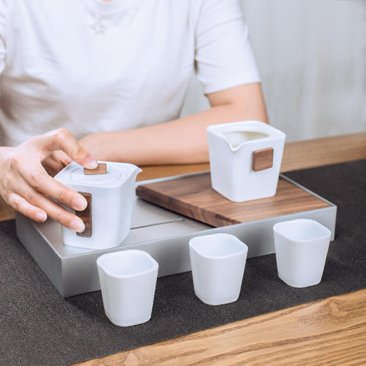  不觉堂 榈间茶盘 小茶盘简约创意家用小型日式简易户外小号旅行一人两人用 商品图4