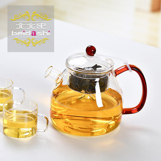  HR-604玻璃壶1100ML 功夫茶壶泡茶壶耐热玻璃蒸煮茶壶单壶耐高温过滤大号煮茶器 商品图4