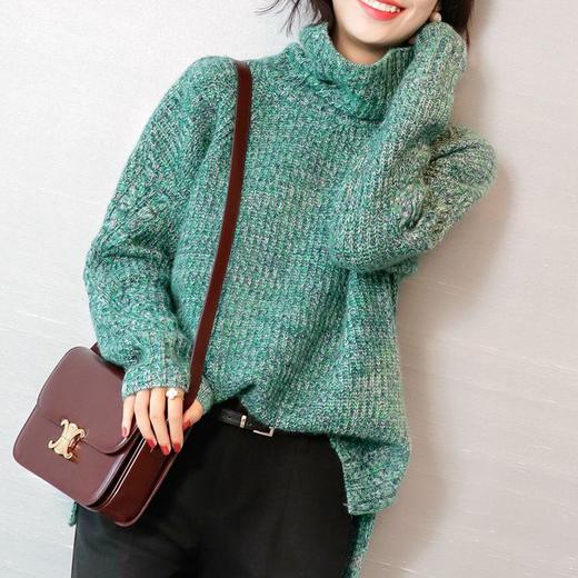 法式慵懒风，加厚羊毛高领毛衣OY-361 商品图1