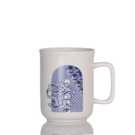 英文字母马克杯 400ml 龙纹 商品图7