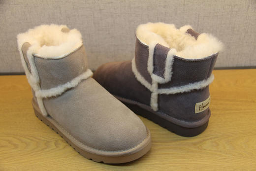 豪行冬季新款29460982真皮雪地靴女短靴韩版百搭休闲加绒保暖棉鞋 商品图2