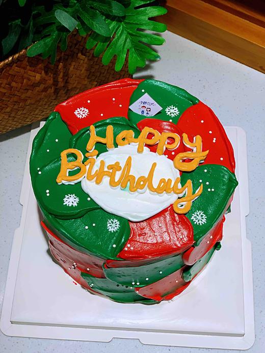 圣诞简洁蛋糕 下单前请仔细阅读商品详情 商品图1