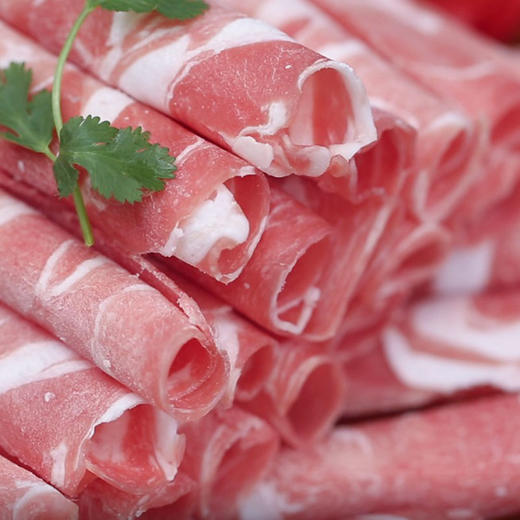 汇柒鲜 锡林郭勒盟 精选羔羊肉片480g 国产散养羔羊火锅伴侣