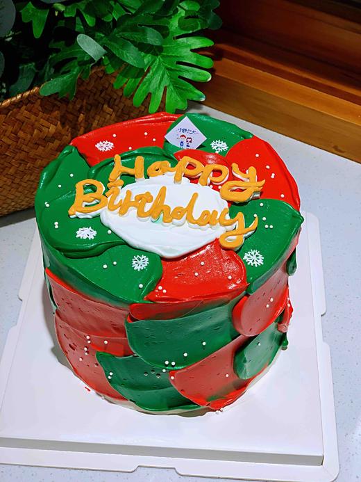 圣诞简洁蛋糕 下单前请仔细阅读商品详情 商品图0