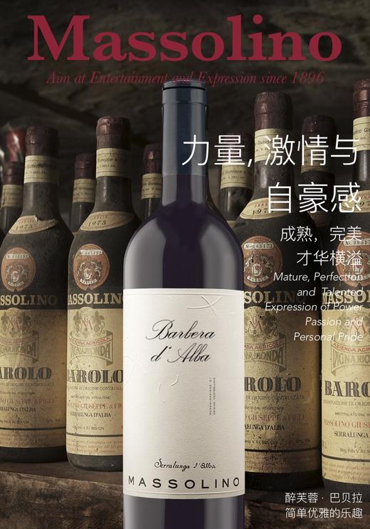 醉芙蓉 巴贝拉红葡萄酒 Massolino Barbera d’Alba DOC  2019 商品图2