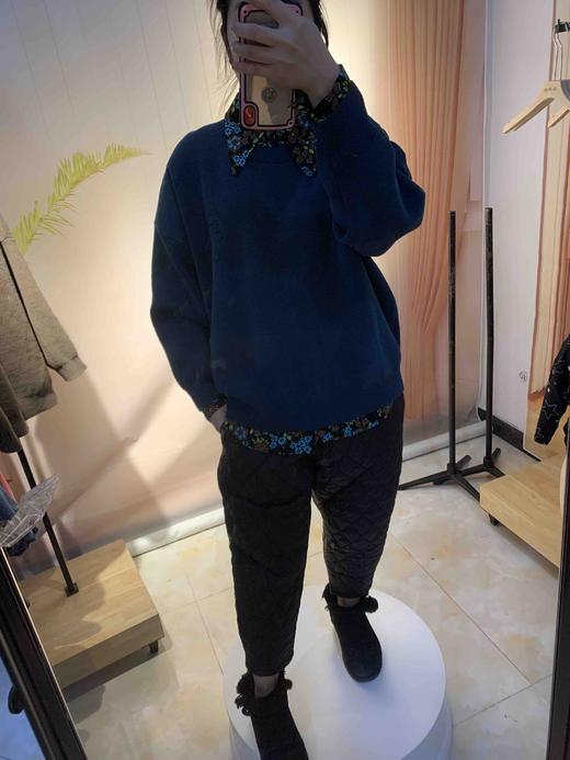 胖胖堂大码休闲女装2021春新款 彩虹小熊毛衣针织衫7217 商品图5