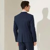 南4雅戈尔蓝色羊毛混纺修身套西 商品缩略图1