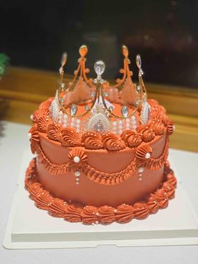 复古皇冠奶油蛋糕 下单前请仔细阅读商品详情