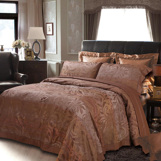 御庭庄园 埃及长绒棉四件套 商品图0