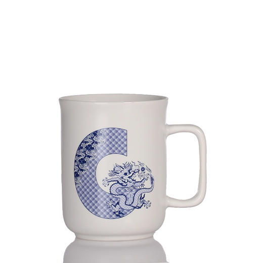 英文字母马克杯 400ml 龙纹 商品图6