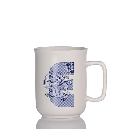 英文字母马克杯 400ml 龙纹 商品图4