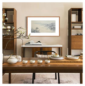 任大庆-真迹-山水画《井岗云海》 客厅 玄关 书房 办公室