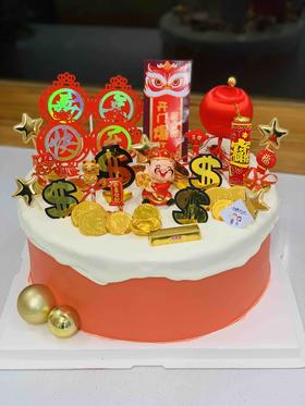 财神新年蛋糕 下单前请仔细阅读商品详情