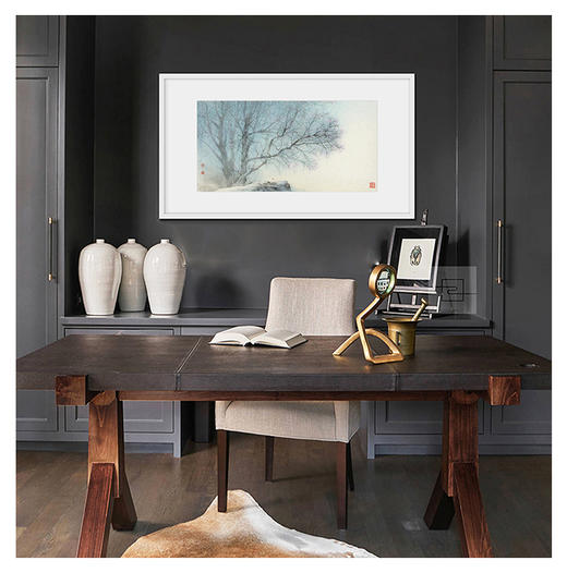 任大庆-真迹-山水画《自然为上》 客厅 玄关 书房 办公室 商品图0