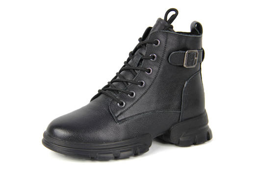 豪行秋款女鞋29451193网红ins超火的厚底高帮鞋加绒百搭运动短靴 商品图1