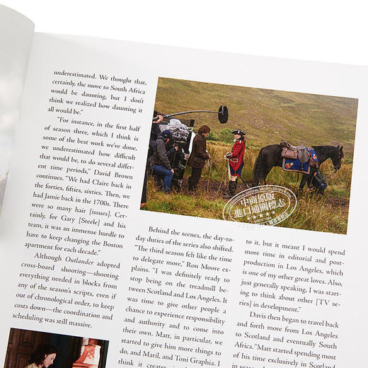 【中商原版】古战场传奇官方指南：第3、4季 英文原版 The Making of Outlander: The Official Guide to Seasons Three & Four 商品图3