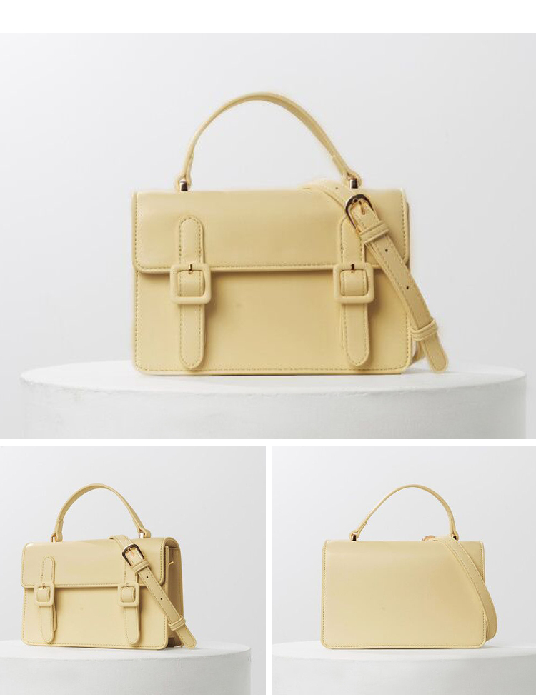 女jk制服风系列日系学院风简约挎包剑桥包女包437105 - 三福百货单店