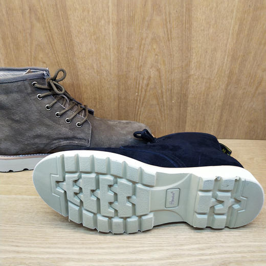 2019豪行秋冬新款单鞋19388836专柜正品纯皮真皮时尚休闲高帮男鞋 商品图3