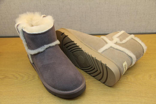 豪行冬季新款29460982真皮雪地靴女短靴韩版百搭休闲加绒保暖棉鞋 商品图4