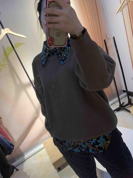 胖胖堂大码休闲女装2021春新款 彩虹小熊毛衣针织衫7217 商品图1