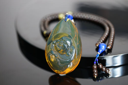 弥勒佛 · 墨西哥蓝珀吊坠  特价 商品图3