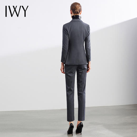 IWY/灰色通勤职业装西服套装CP11117灰色 商品图3