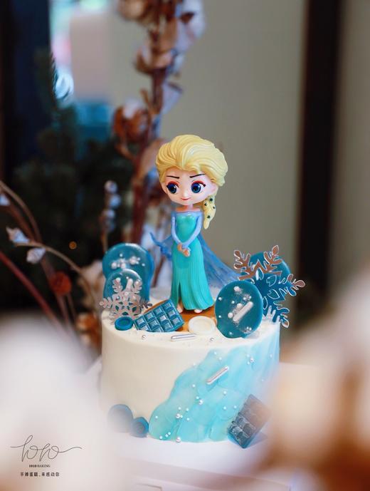 「冰雪奇缘·Elsa艾莎公主1.0」100%动物奶油（附图6寸·提前8小时预订） 商品图0