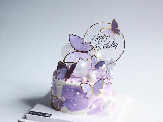 「ins小仙儿·紫蝴蝶」100%动物奶油（附图6寸·提前6小时预订） 商品图2