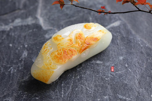 和田玉（白玉）籽料挂件--鹣鲽情深 104.87g 商品图1