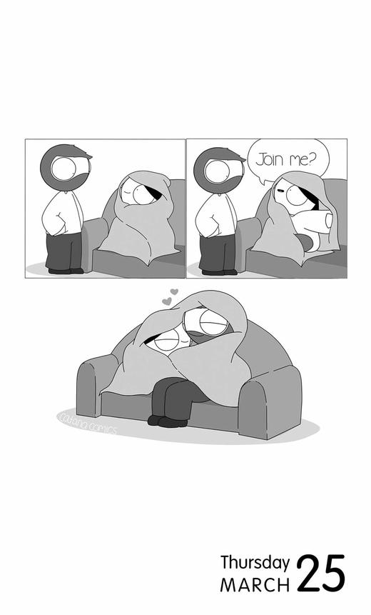 日历馆：英文原版2021日历情侣日历爱的小时刻 商品图3