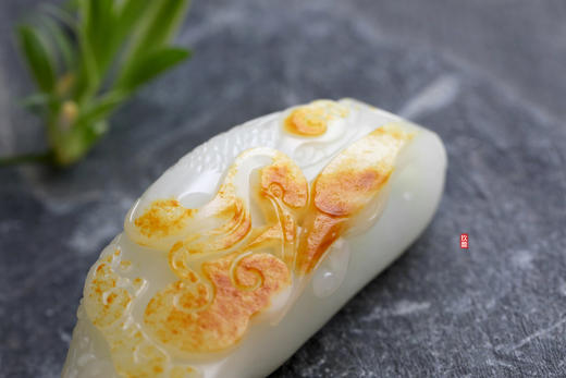 和田玉（白玉）籽料挂件--鹣鲽情深 104.87g 商品图2