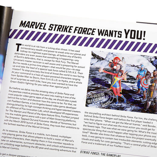 【中商原版】游戏《神威战队》艺术画册 英文原版 Marvel Strike Force: The Art Of The Game Marvel Comics 商品图3