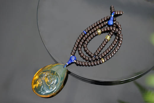 弥勒佛 · 墨西哥蓝珀吊坠  特价 商品图2