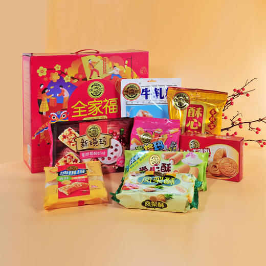 （年货）徐福记全家福1499g（综合糖饼礼盒） 商品图4