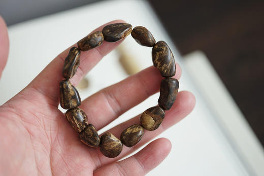 黑奇楠沉水随形手串  特价 商品图4