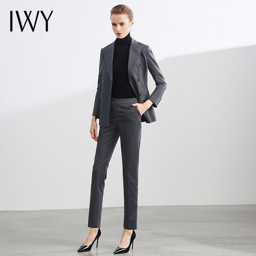 IWY/灰色通勤职业装西服套装CP11117灰色 商品图4