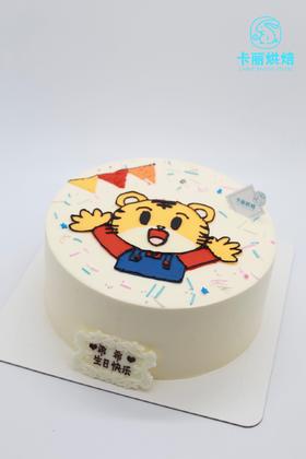巧虎手绘蛋糕