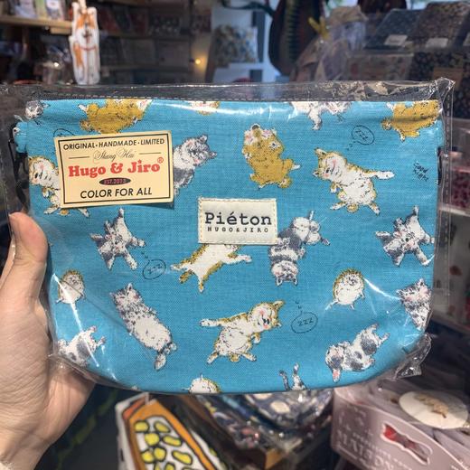 HUJI祤集pieton斜挎包插画睡觉狗狗 商品图0