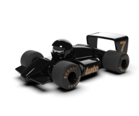 英国playforever Toys模型车涡轮系列黑色