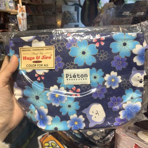 HUJI祤集pieton斜挎包风の花柴犬与樱花 商品图0