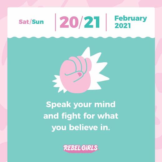 日历馆：英文原版2021日历给叛逆女孩的睡前故事 商品图2